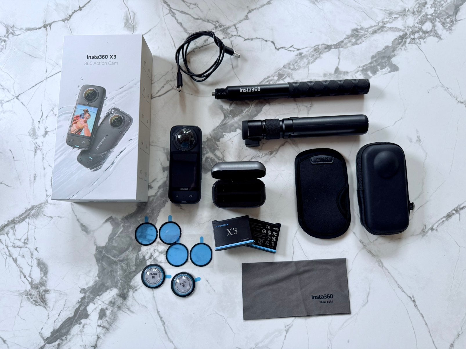 Insta360 X3 – Complete set, Ophalen, Zo goed als nieuw, Overige merken