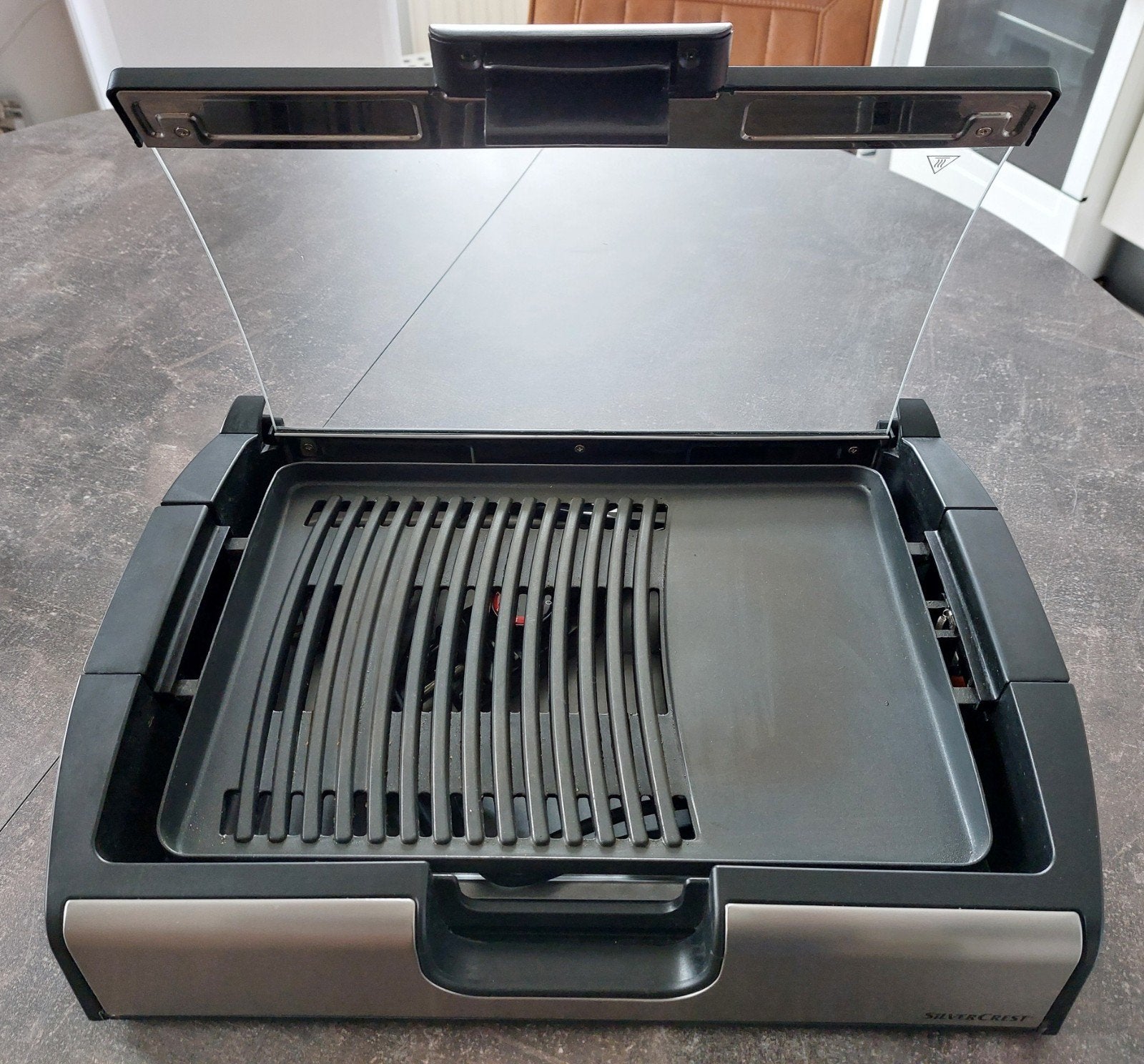 tafelgrill, Ophalen