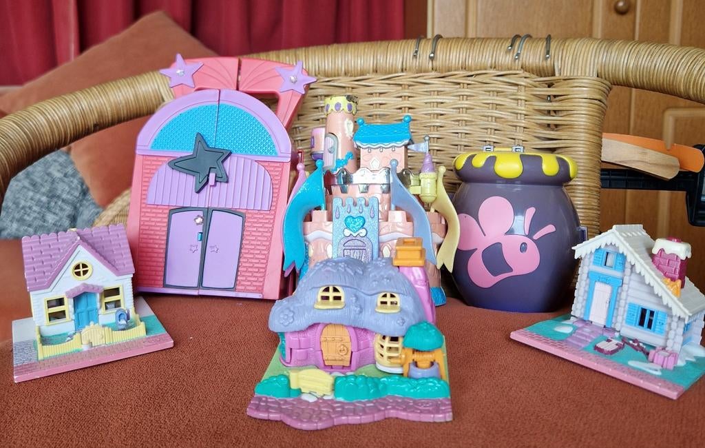 Verzameling van 6 stuks Polly Pocket speelgoed, Ophalen of Verzenden, Gebruikt