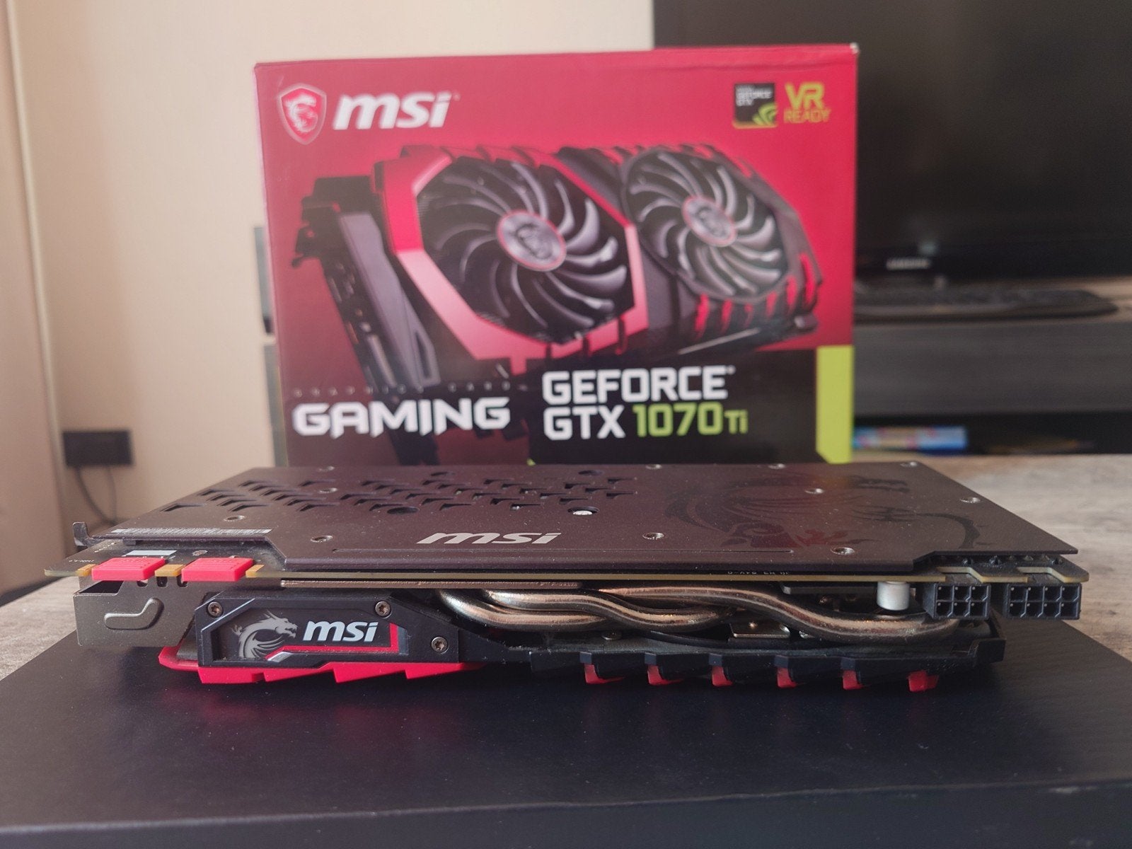 MSI GTX 1070 Ti 8GB, Computers en Software, Ophalen of Verzenden, PCI, DVI, GDDR5