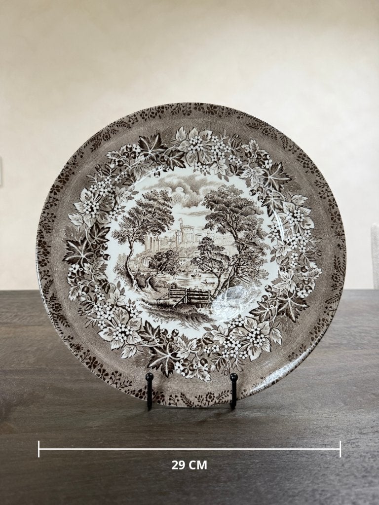 Vintage Windsor bord – Engels ironstone, Ophalen of Verzenden