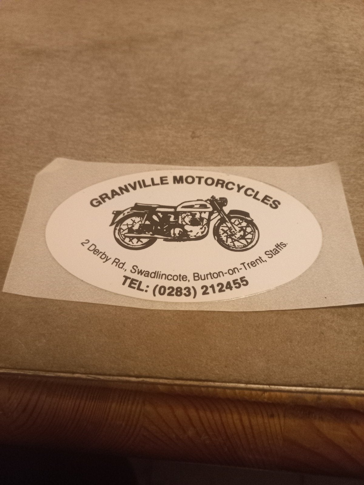 Granville Motorcycles Sticker - Vintage Stijl, Ophalen of Verzenden