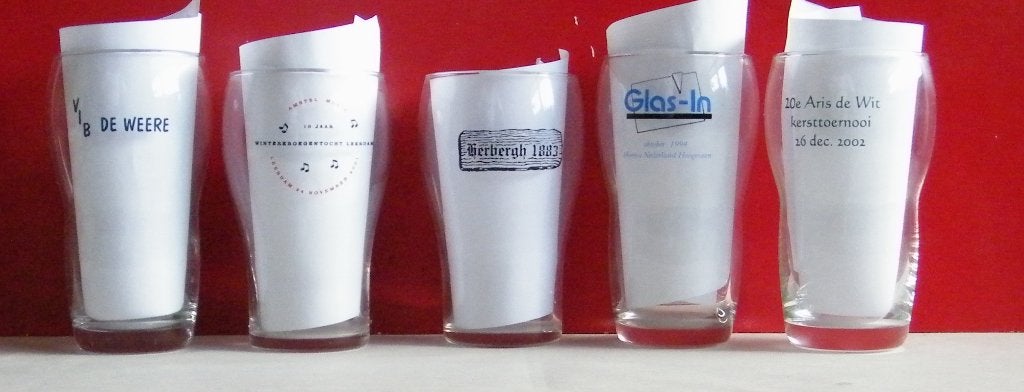 Amstel Bier Glazen -15-, Verzamelen, Biermerken, Ophalen, Zo goed als nieuw, Glas of Glazen, Amstel