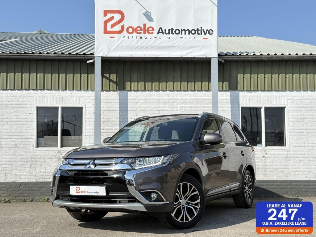 Mitsubishi Outlander 2.0 Instyle Aut / Navi / Stoelverw / Cr, Auto's, Mitsubishi, Bedrijf, Te koop, Outlander, ABS, Achteruitrijcamera