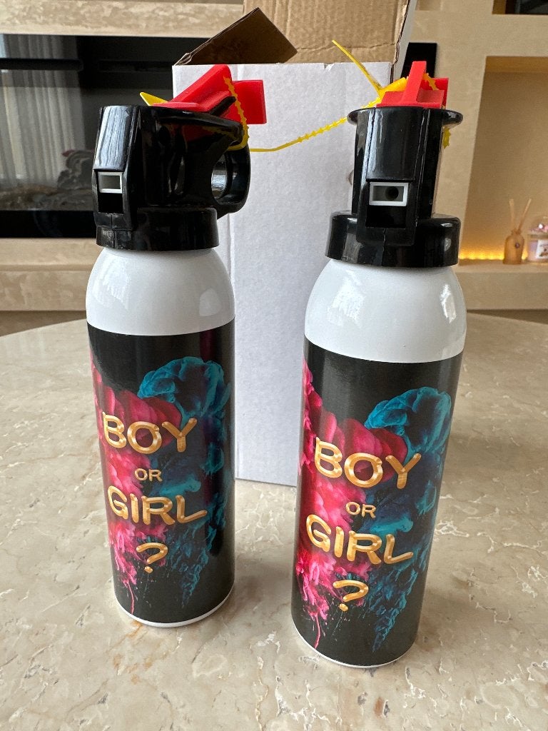 Gender reveal poeder kanonnen! *BLAUW*, Ophalen, Nieuw, Versiering, Geboorte of Huwelijk