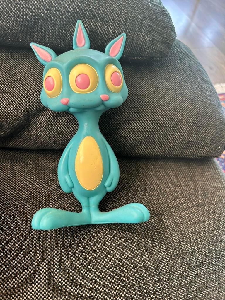 Ron english third eye rabbit figure. Kidrobot, Ophalen of Verzenden, Zo goed als nieuw