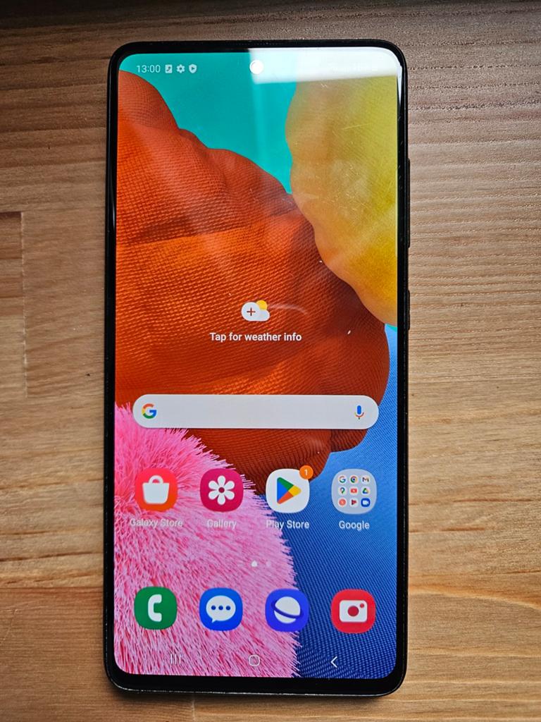 Samsung Galaxy A51 Reboot probleem voor onderdelen, Zwart, Touchscreen, Ophalen of Verzenden, Zonder simlock