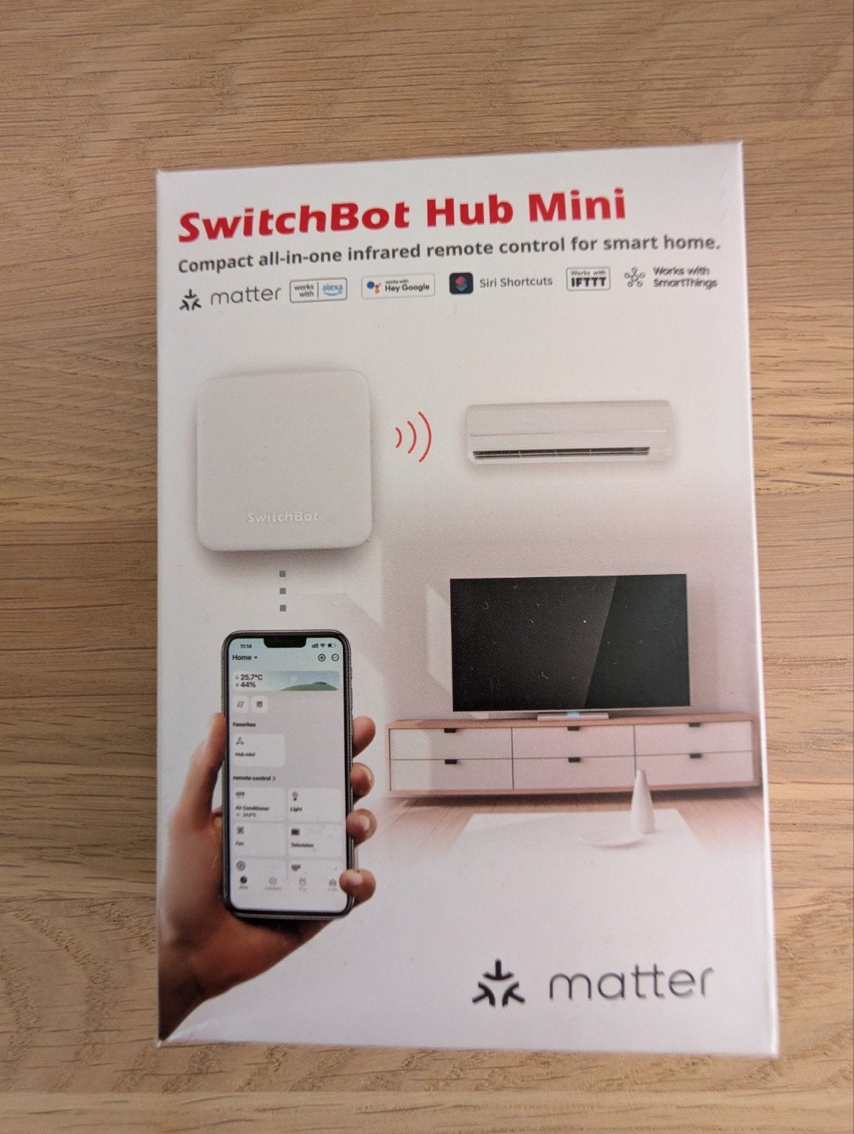SwitchBot Hub Mini - Compacte Smart Home Afstandsbediening, Ophalen of Verzenden, Nieuw