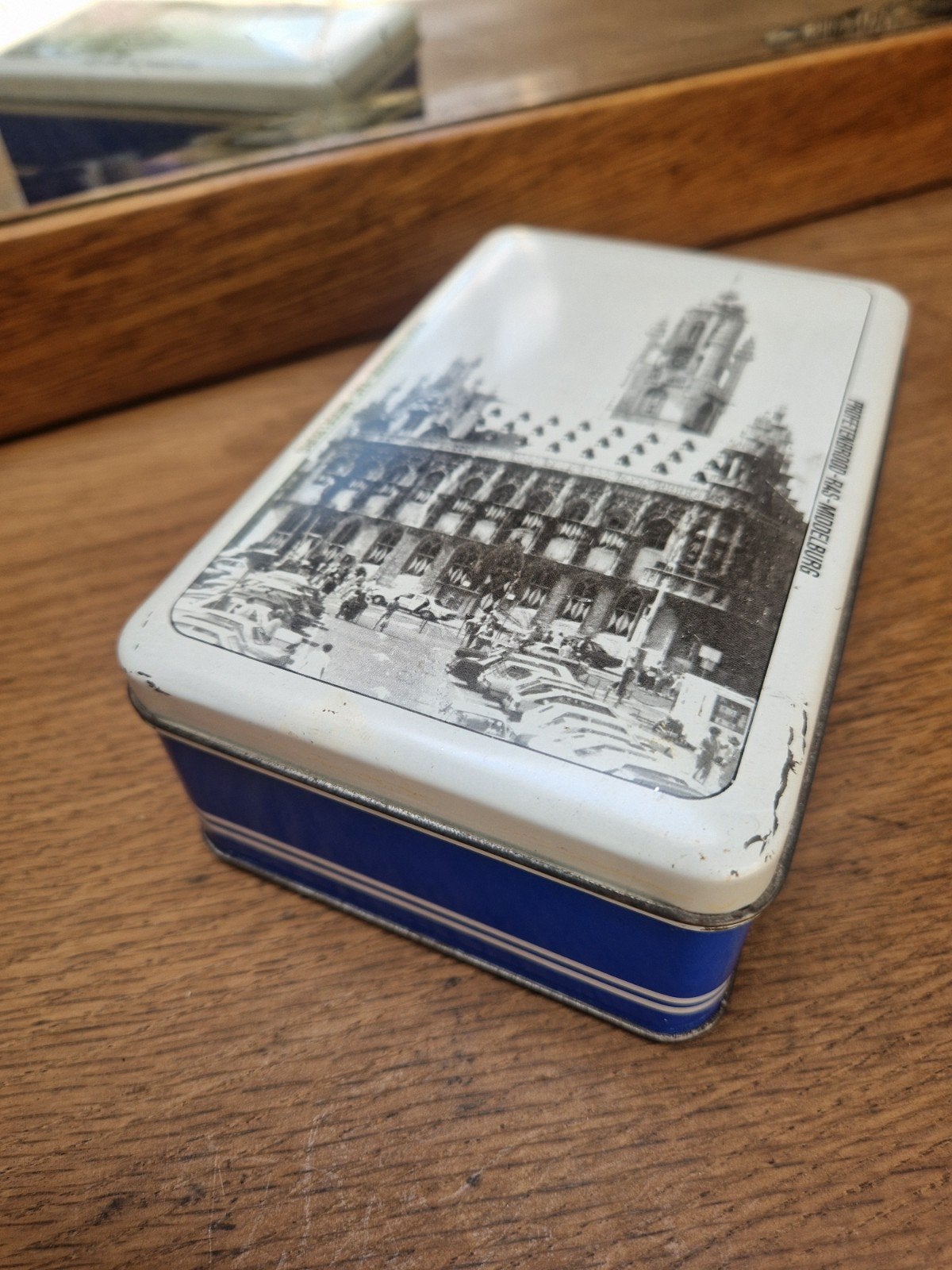 Koekblik Profetenbrood Bakkerij Ras Middelburg (Stadhuis), Verzamelen, Ophalen of Verzenden, Gebruikt, Koek(jes), Overige merken