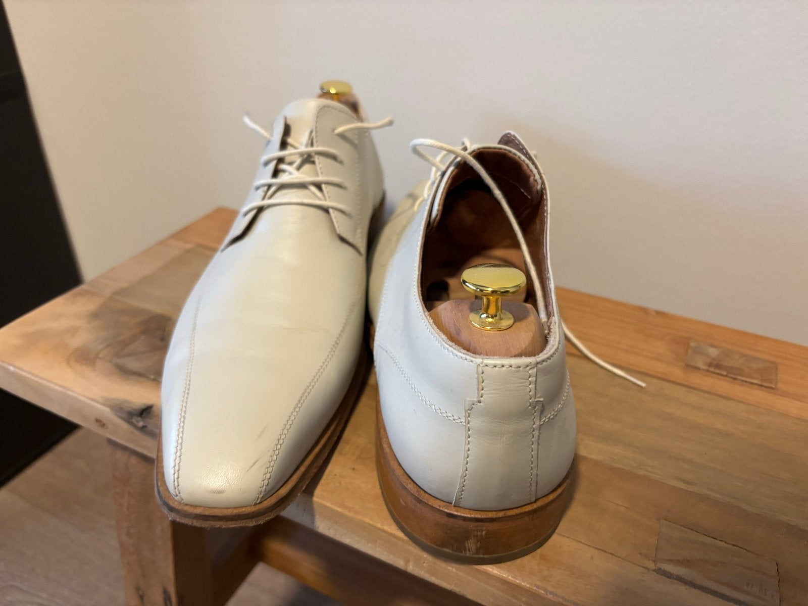 Alexander Alesi Nette Schoenen - Z.g.a.n. - Maat 45, Verzenden, Wit, Zo goed als nieuw, Veterschoenen