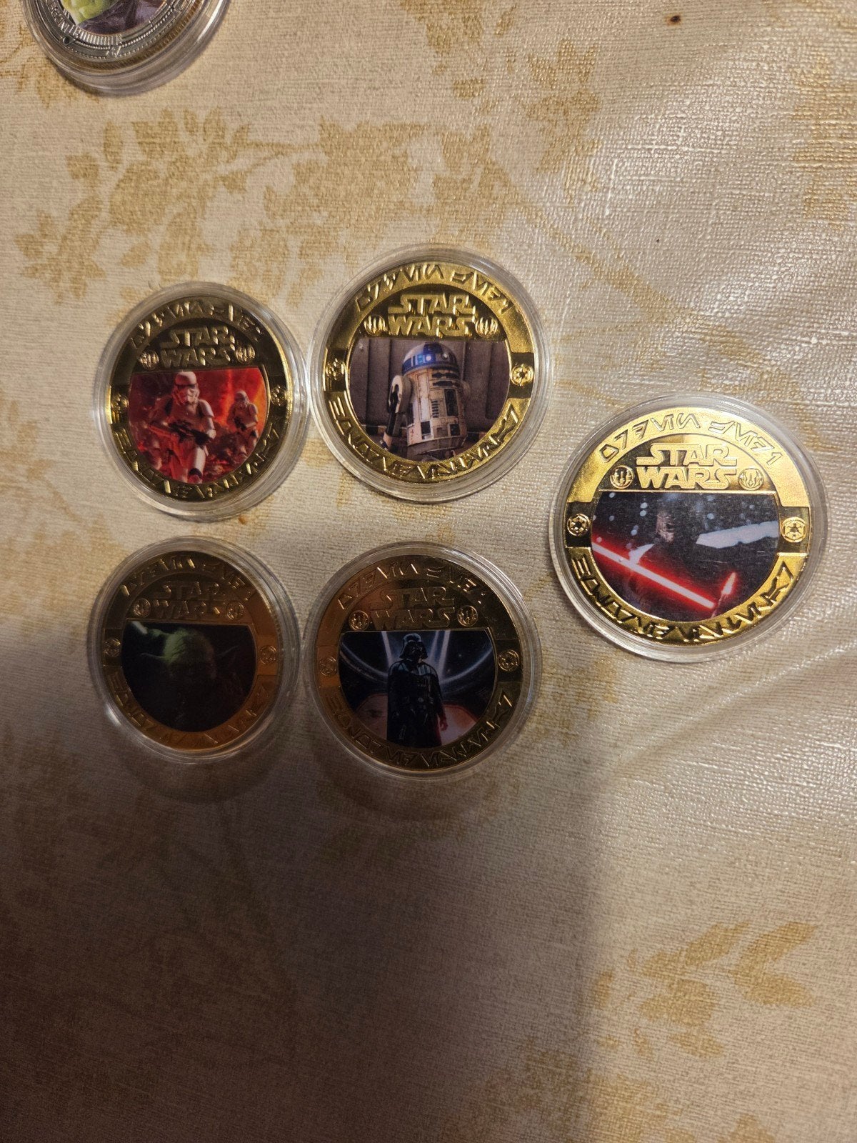 Star Wars Munten Collectie - Yoda, Darth Vader, R2D2, Ophalen of Verzenden, Nieuw, Overige typen