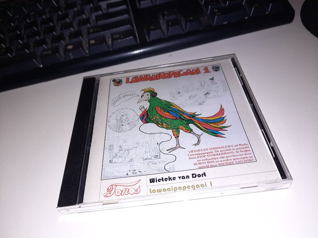 CD FONOS Wieteke van Dort Lawaaipapegaai 1, Ophalen, Zo goed als nieuw, Levenslied of Smartlap