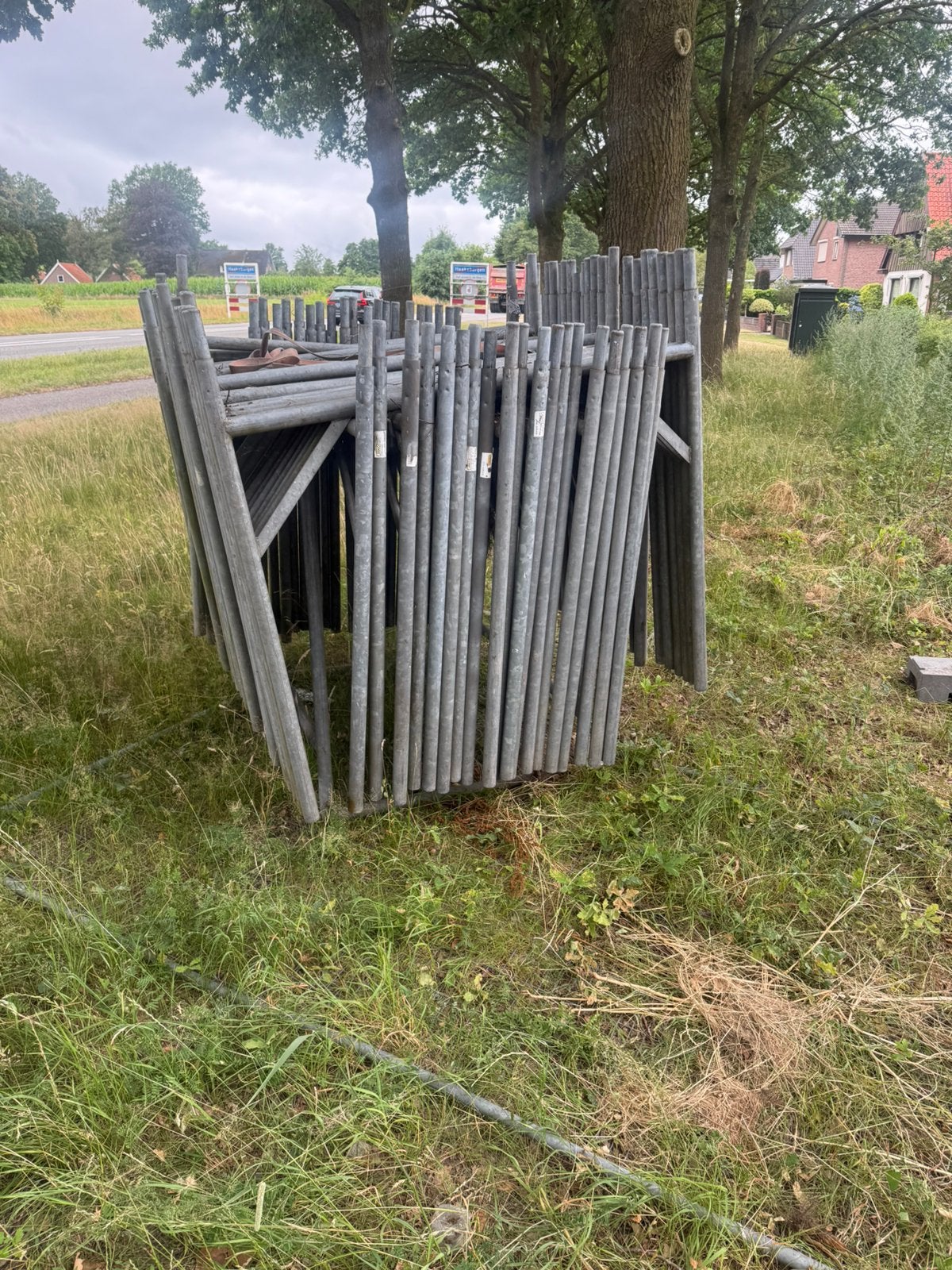 H-jukken Steiger voor bouwsteiger  H-bokken met koppelingen, Doe-het-zelf en Verbouw, Steigers, Ophalen, Gebruikt, Overige typen
