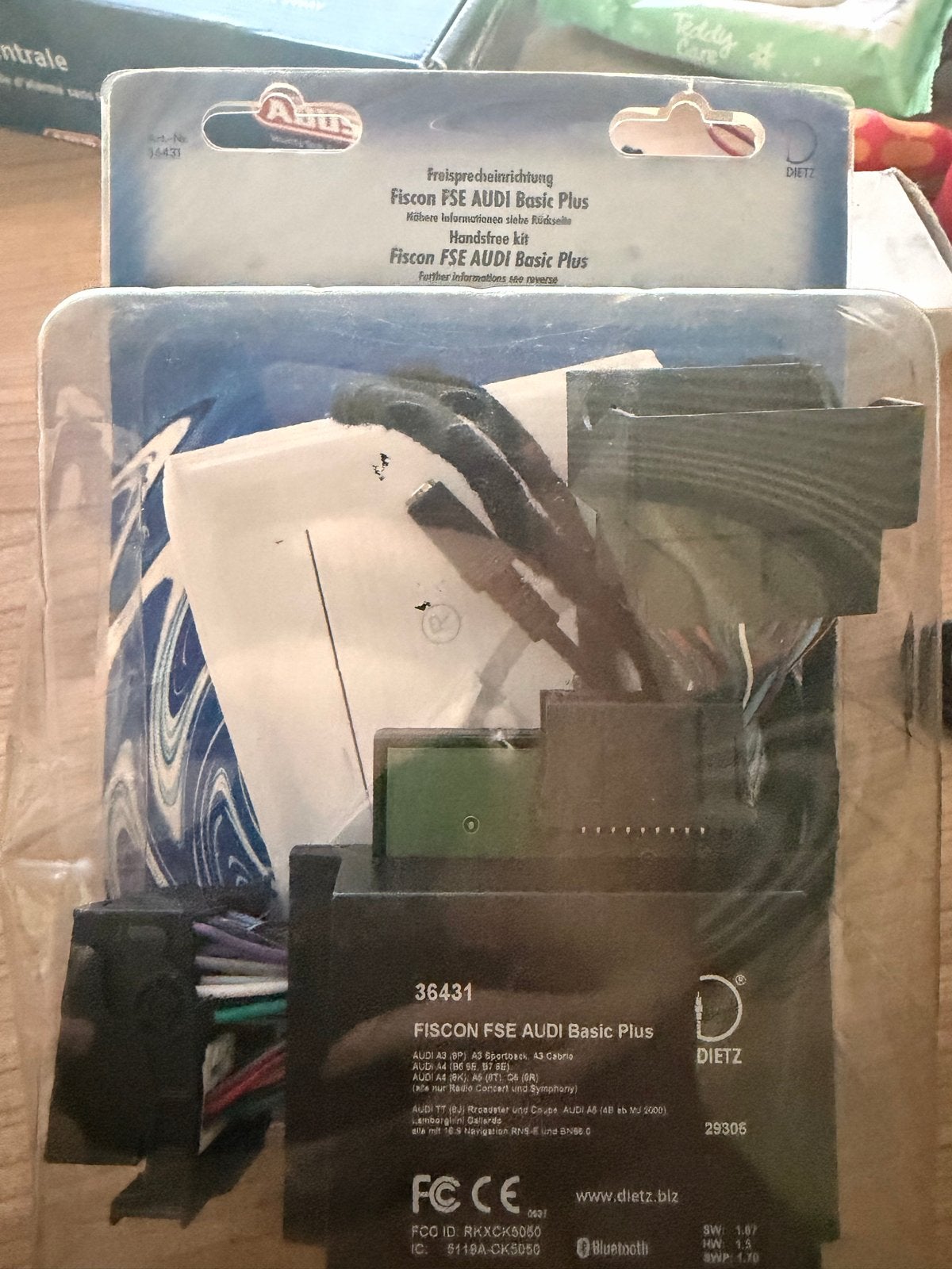 Dietz Fiscon FSE Audi Basic Plus Bluetooth Handsfree Kit, Auto diversen, Autoradio's, Ophalen of Verzenden, Nieuw