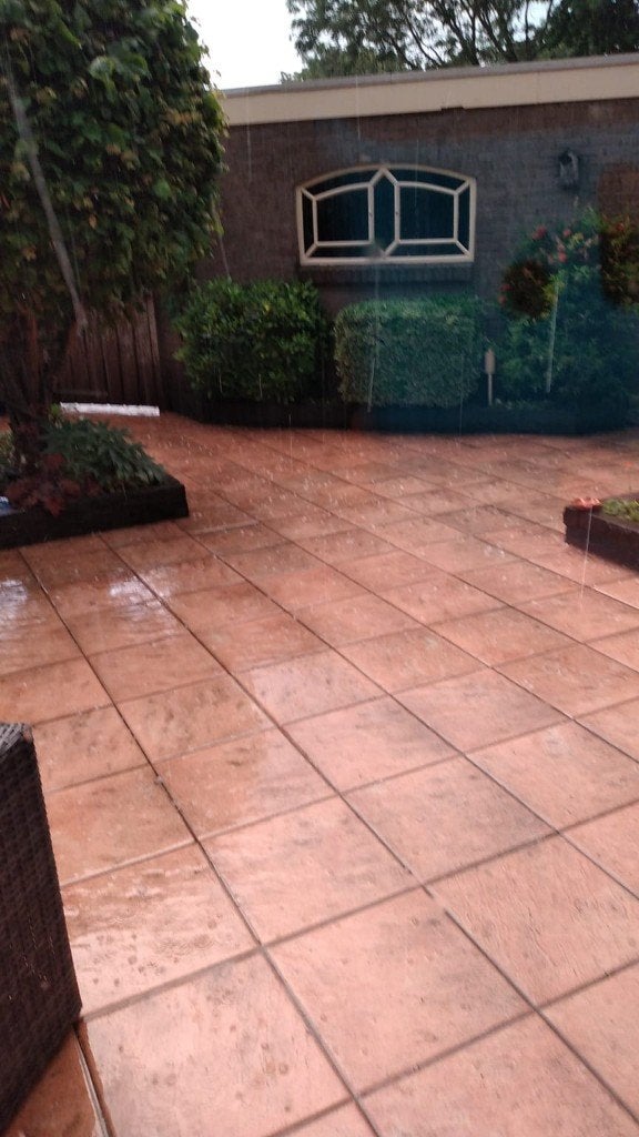 Tuintegels 40x40cm, Tuin en Terras, Ophalen, Gebruikt, 5 tot 10 m², Beton