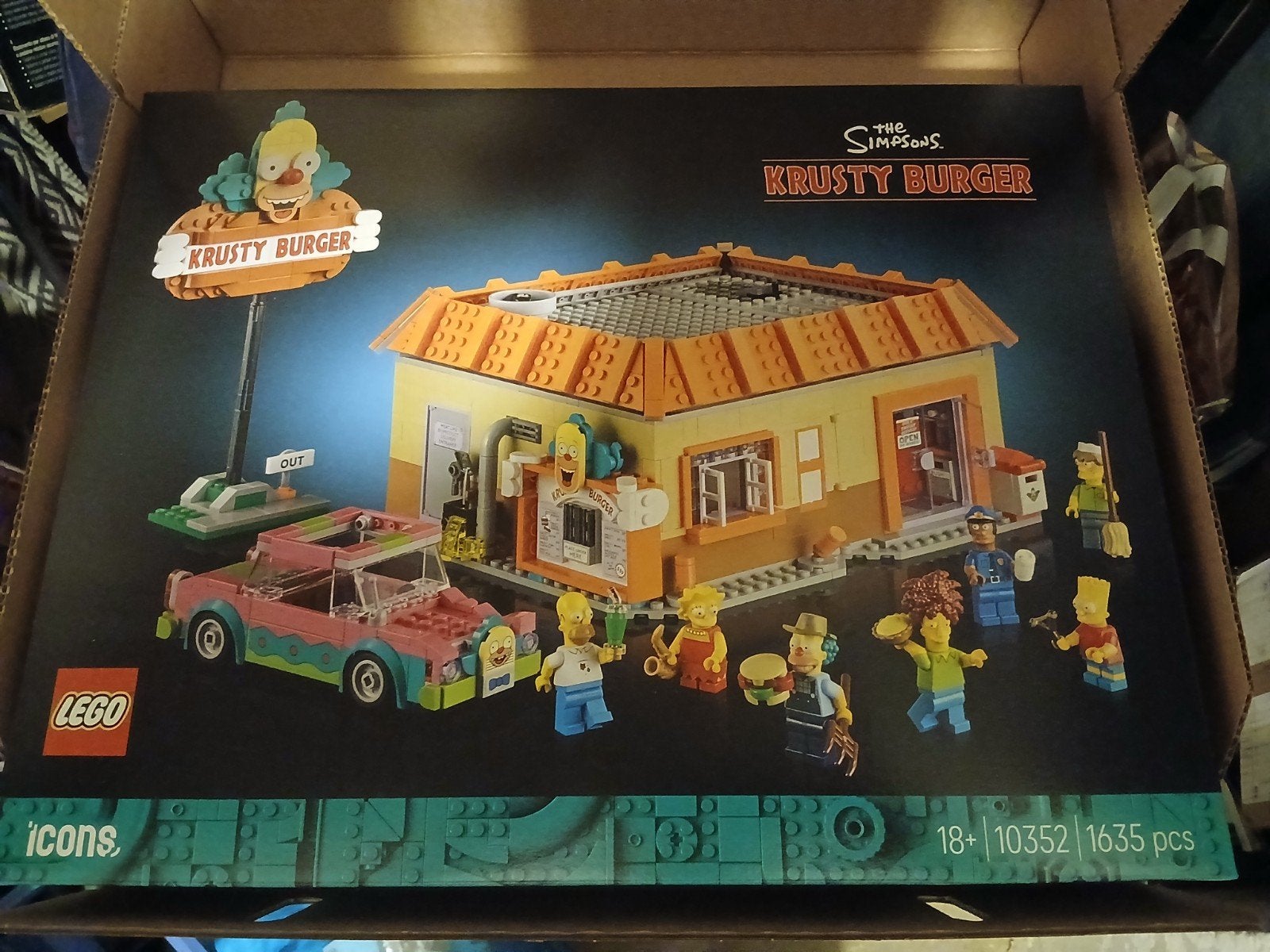 LEGO The Simpsons Krusty Burger (10352) - Nieuw in doos, Ophalen, Nieuw