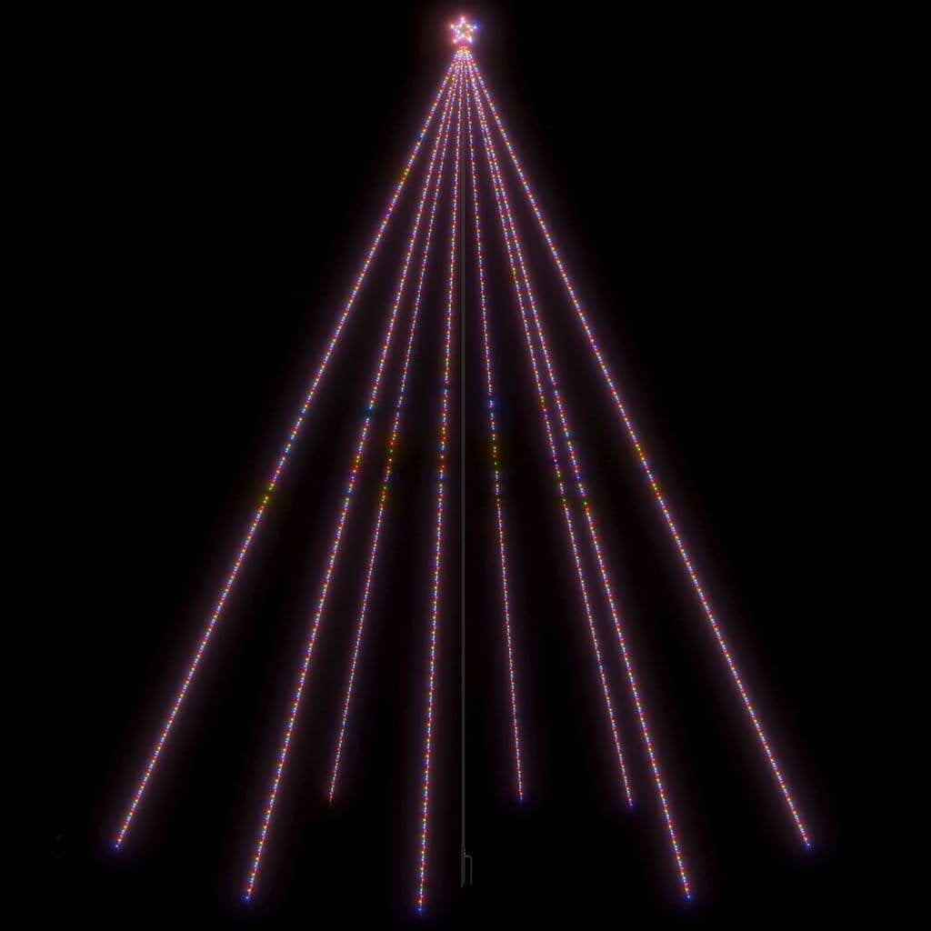 Gigantische Kerstboom 8m. 800cm. 1300 Led's RGB 8 Functies, Ophalen of Verzenden, Nieuw