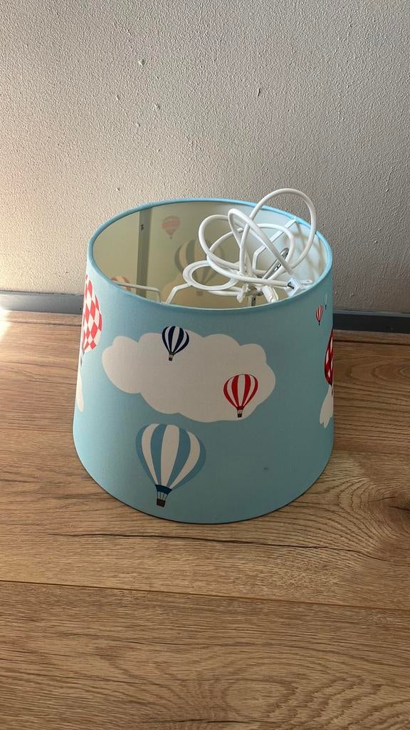 Lampenkap en toebehoren kinderkamer luchtballon, Kinderen en Baby's, Kinderkamer | Inrichting en Decoratie, Ophalen, Zo goed als nieuw
