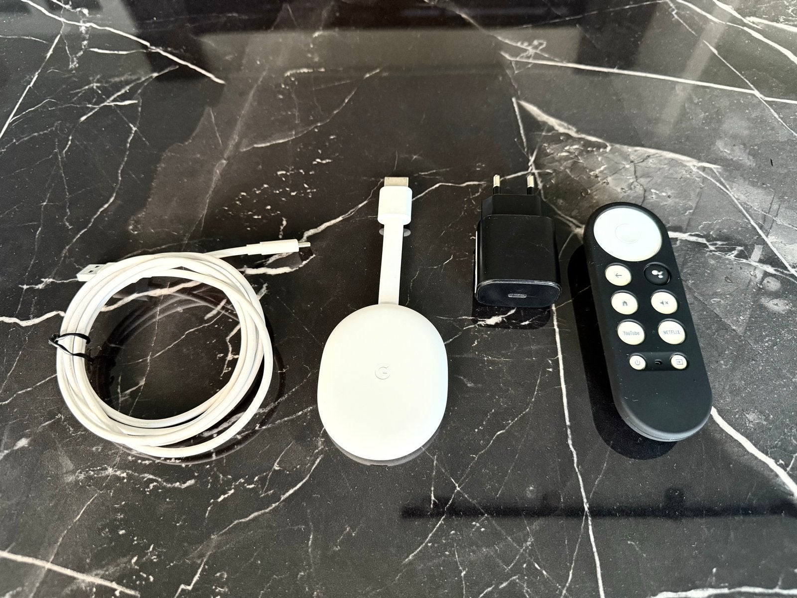 Chromecast met Google TV (HD) (ZGAN), Ophalen, Zo goed als nieuw, HDMI, Zonder harde schijf