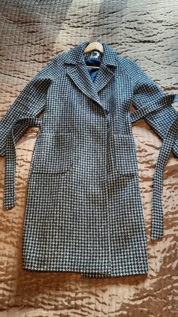 Vintage Wild Style Wollen Dames Jas Maat 42, Kleding | Dames, Blauw, Maat 42/44 (L), Wild Style, Ophalen of Verzenden