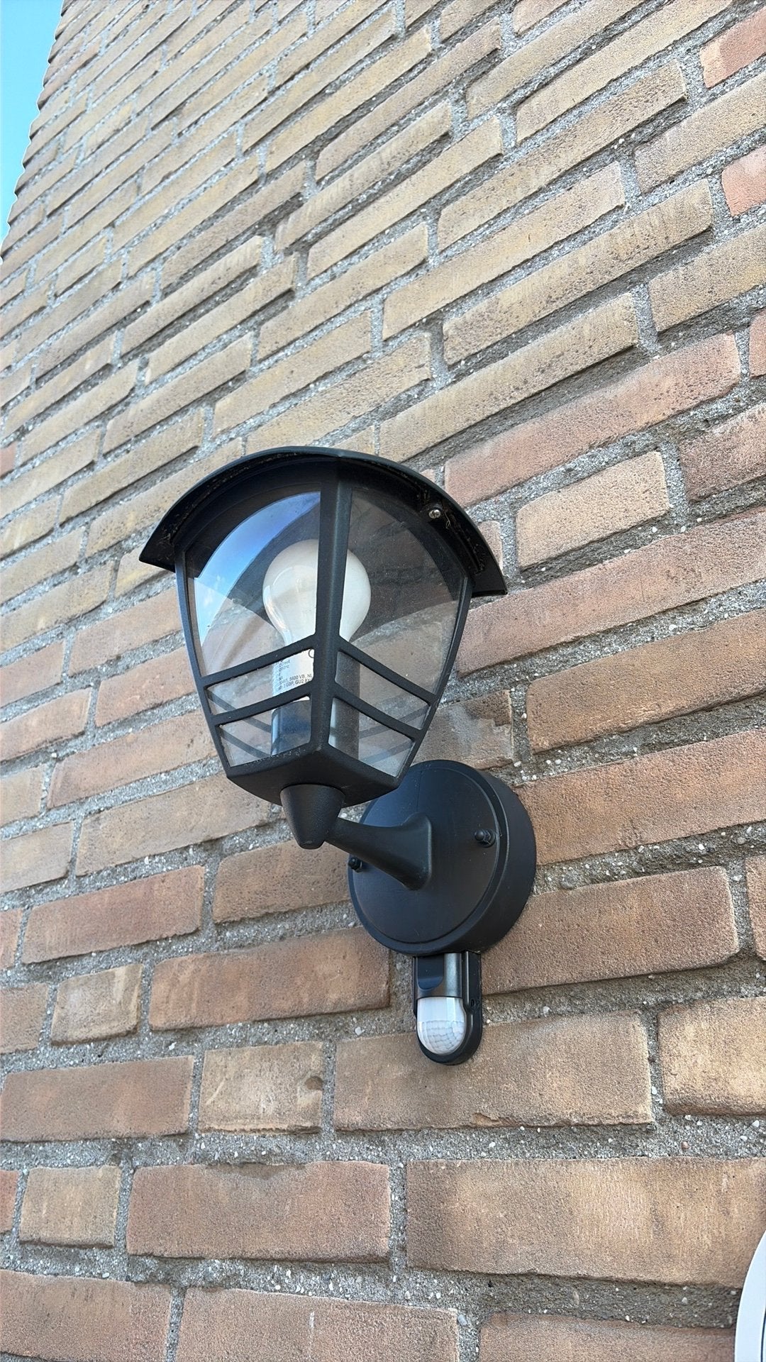 Buitenlamp met sensor, Ophalen, Wandlamp, Licht-donker-sensor, Netvoeding