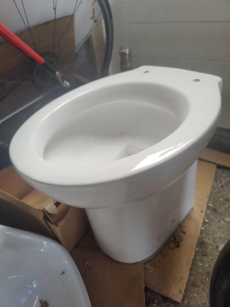 Porseilen wc-pot, Doe-het-zelf en Verbouw, Sanitair, Ophalen of Verzenden, Toilet