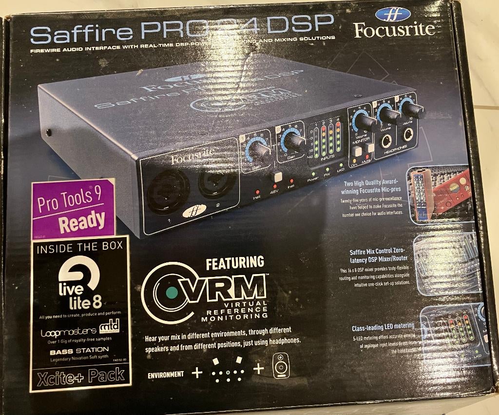 Focusrite Saffire Pro dsp 24 Firewire externe geluidskaart, Ophalen of Verzenden, Zo goed als nieuw, Extern, Focusrite