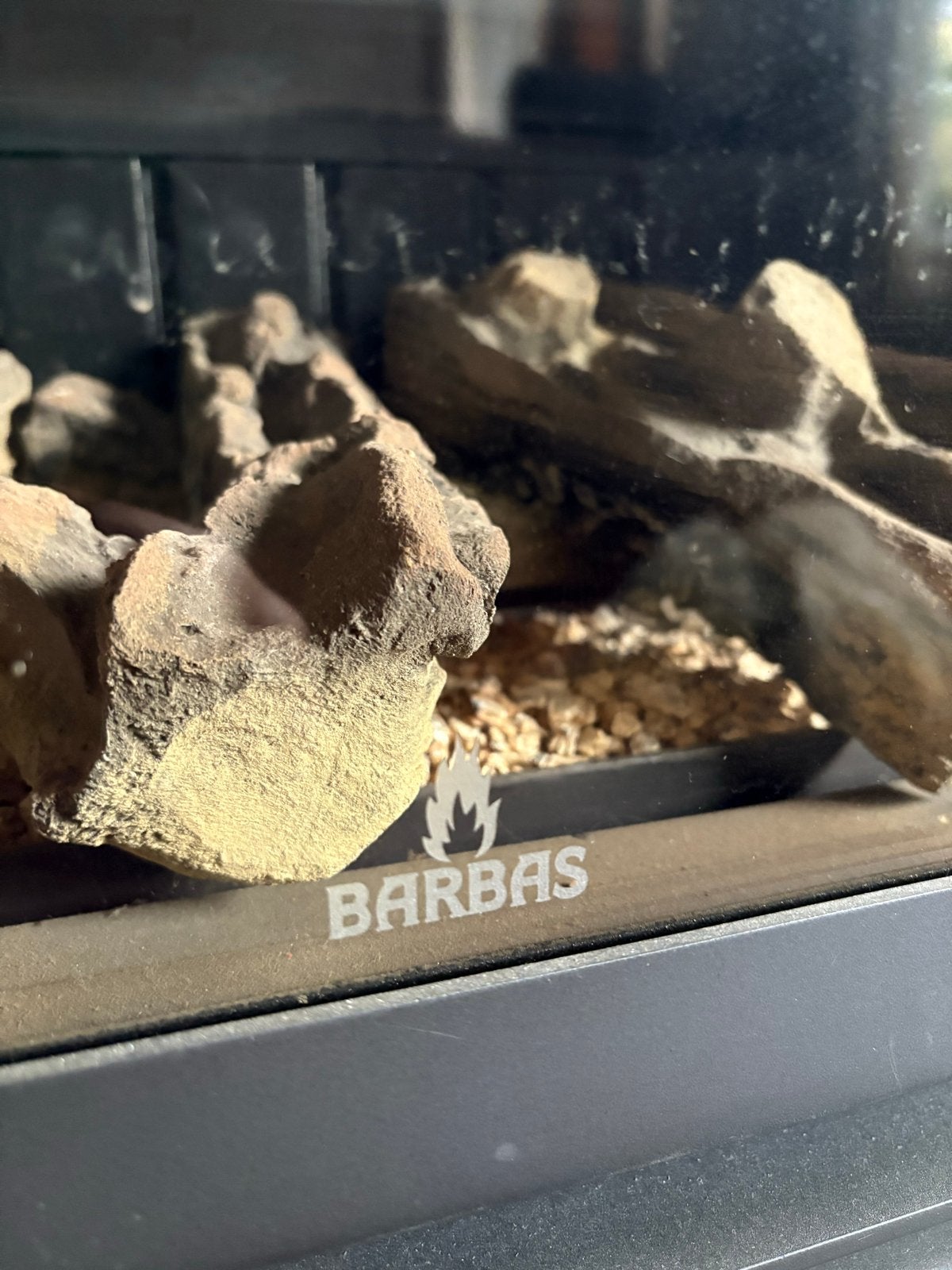 Barbas Inbouw Gashaard - 79x59 cm, Ophalen, Gebruikt, Inbouwhaard, Gashaard