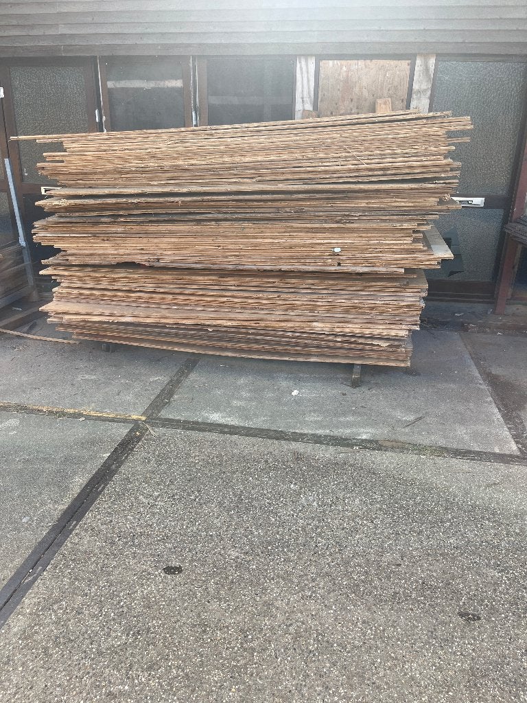 Gebruikte underlayment platen. 18mm dik, Ophalen, Gebruikt