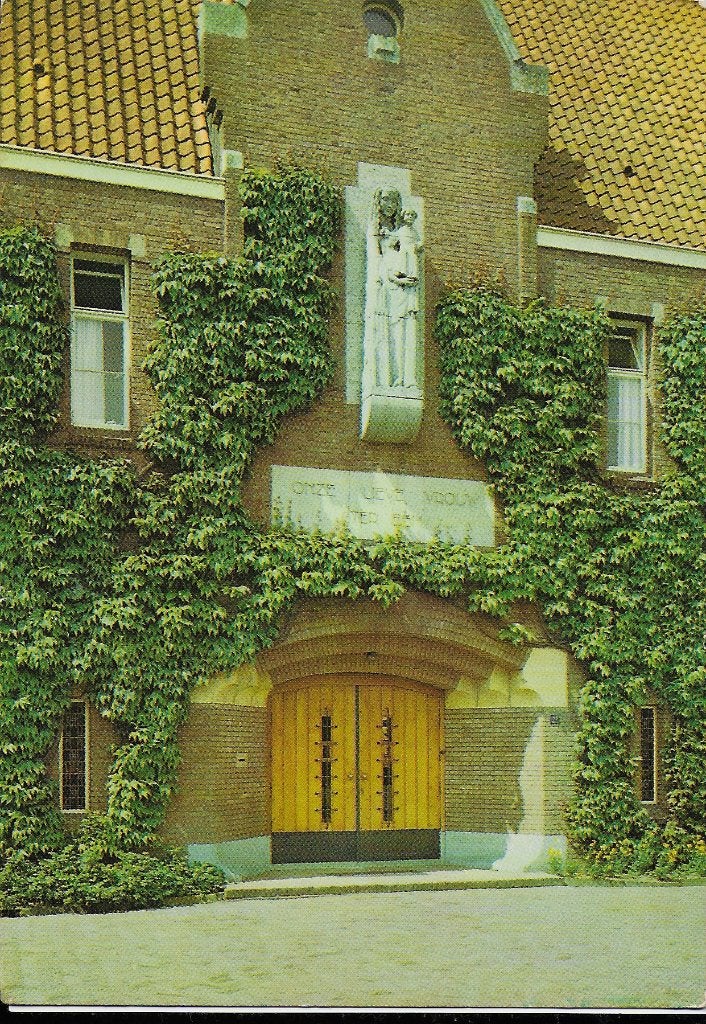 Amersfoort o l vrouw ter eem ongelopen ansichtkaart ( 1365, Ophalen of Verzenden, 1980 tot heden, Gelopen, Utrecht