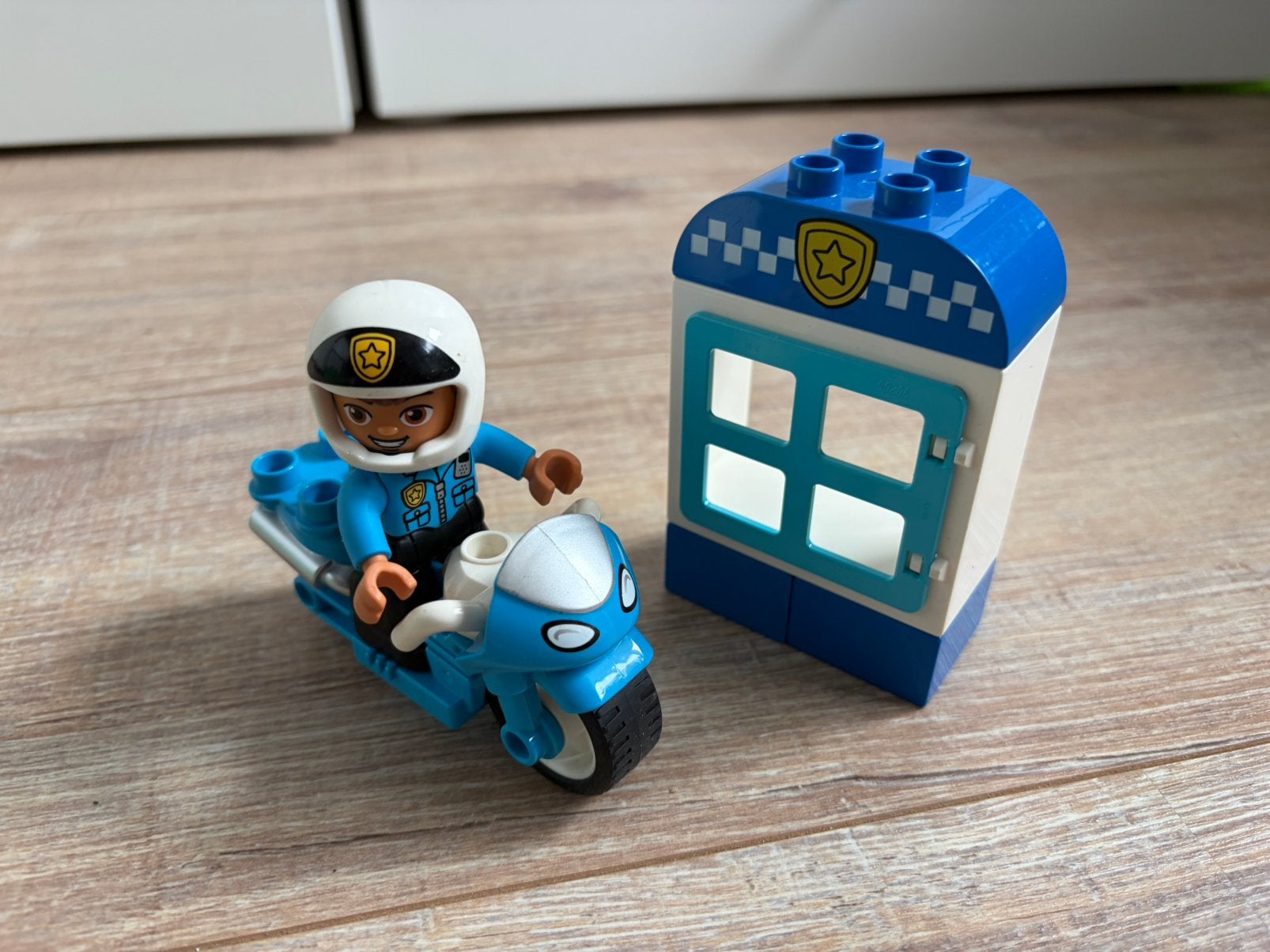 Politiemotor duplo, 1 speler, Ophalen of Verzenden, Zo goed als nieuw, Vanaf 3 jaar