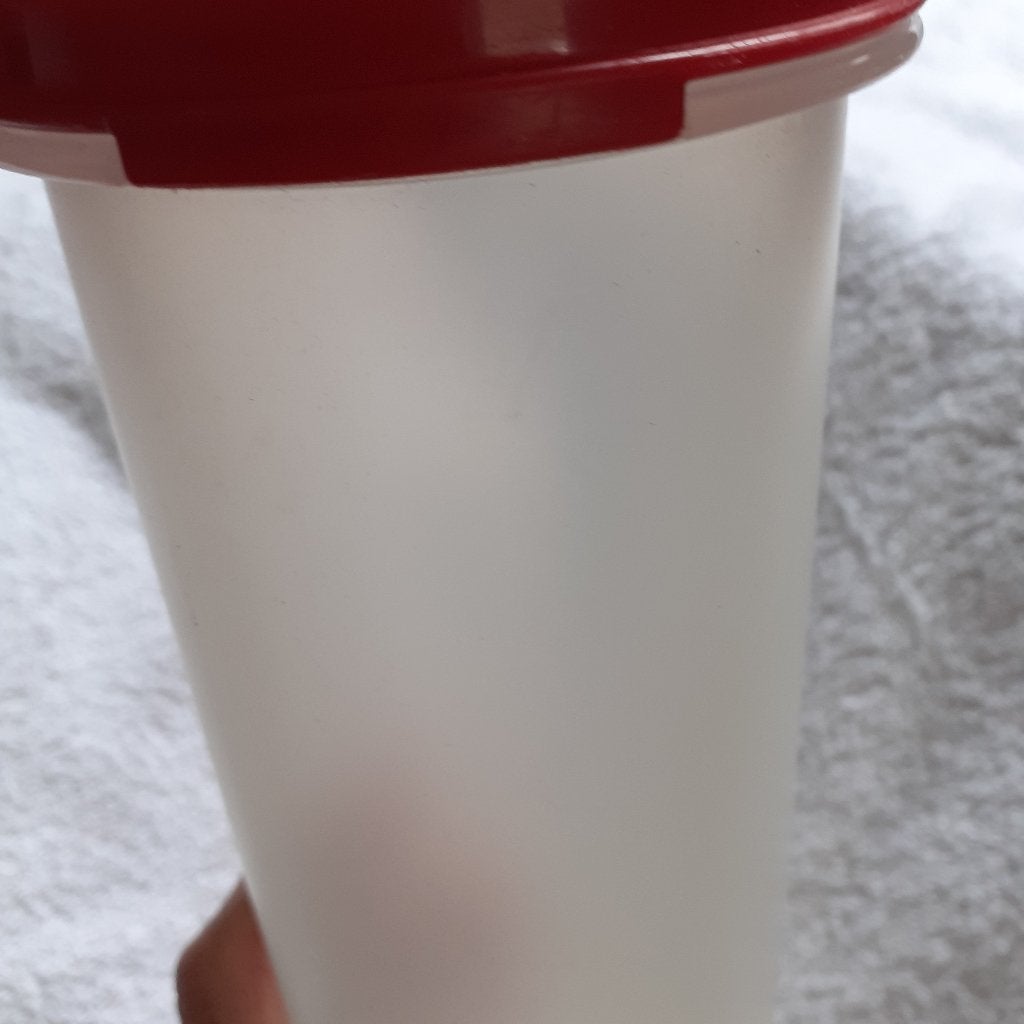 spaghettipot Tupperware, Huis en Inrichting, Keuken | Tupperware, Ophalen of Verzenden, Zo goed als nieuw, Bus of Trommel, Met deksel