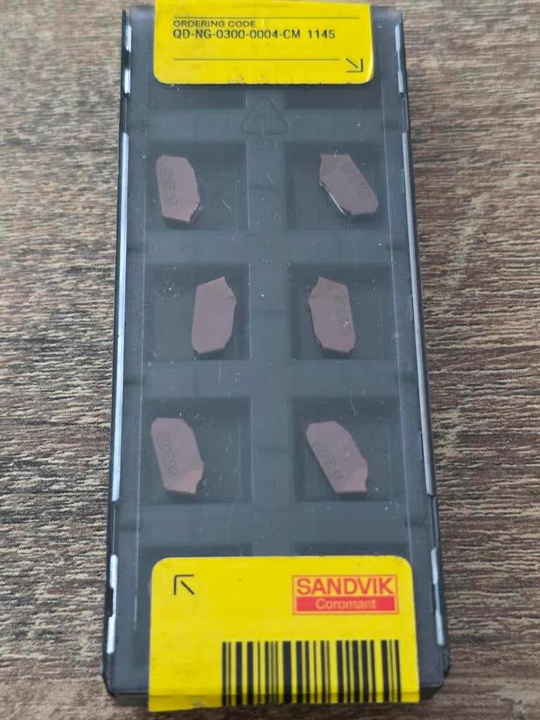 Sandvik coromant qd-ng-0300-0004-cm 1145 Wisselplaatjes, Ophalen of Verzenden, Nieuw