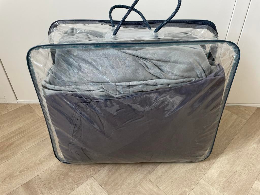 Hana zwaartedeken 11 KG / 1,5x2 met winter- en zomerhoes, Ophalen, Zo goed als nieuw
