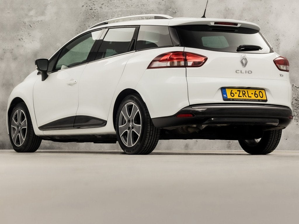 Renault Clio Estate 0.9 TCe Dynamic Sport (NAVIGATIE, CRUISE, Auto's, Renault, Voorwielaandrijving, Stof, Zwart, Wit