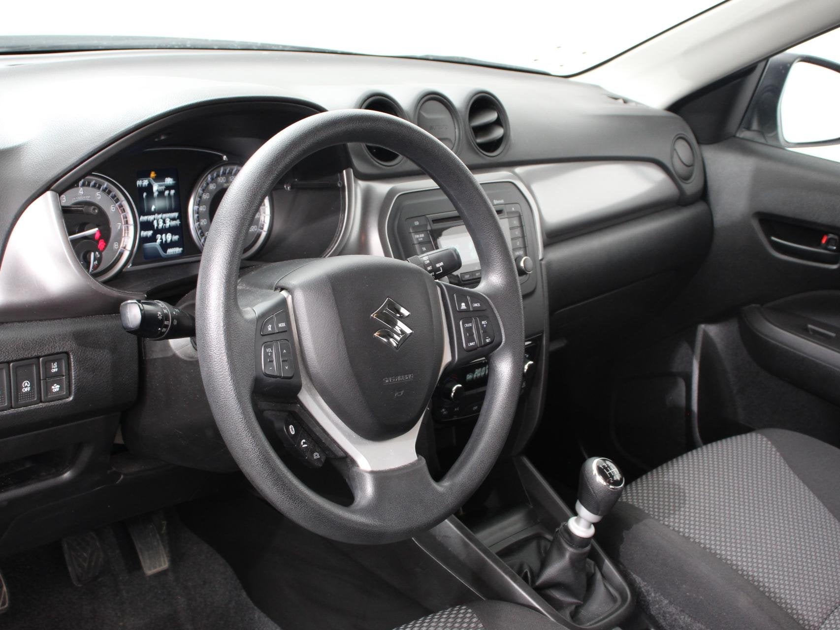 Suzuki Vitara 1.4 Boosterjet Comfort Smart Hybrid Climate Co, Auto's, Stof, Gebruikt, Euro 6, Wit