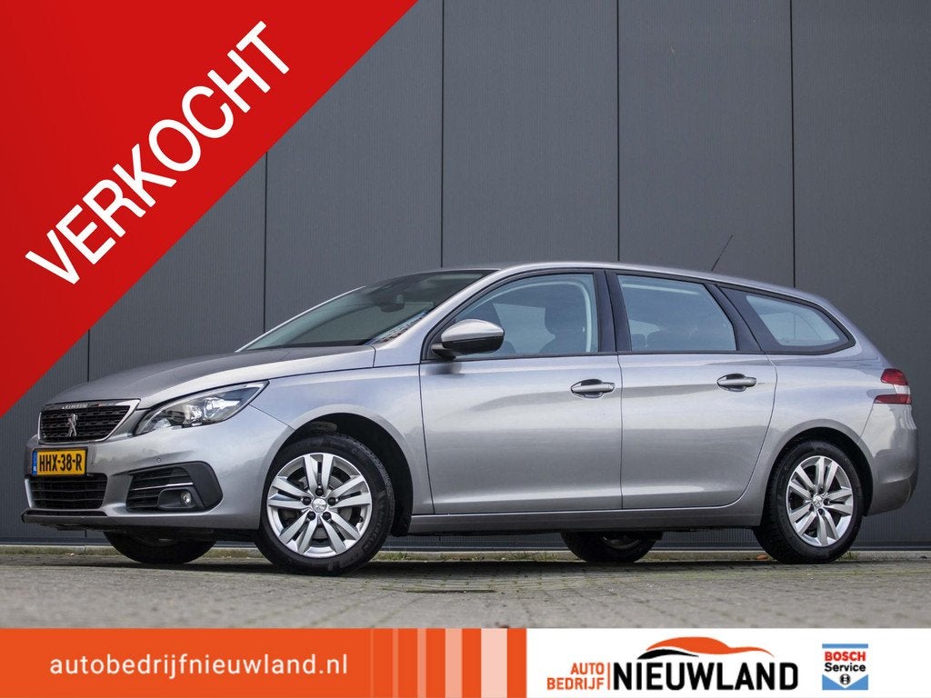 Peugeot 308 1.2 PureTech Blue Lease active, Auto's, Gebruikt, Euro 6, 1199 cc, Leder en Stof