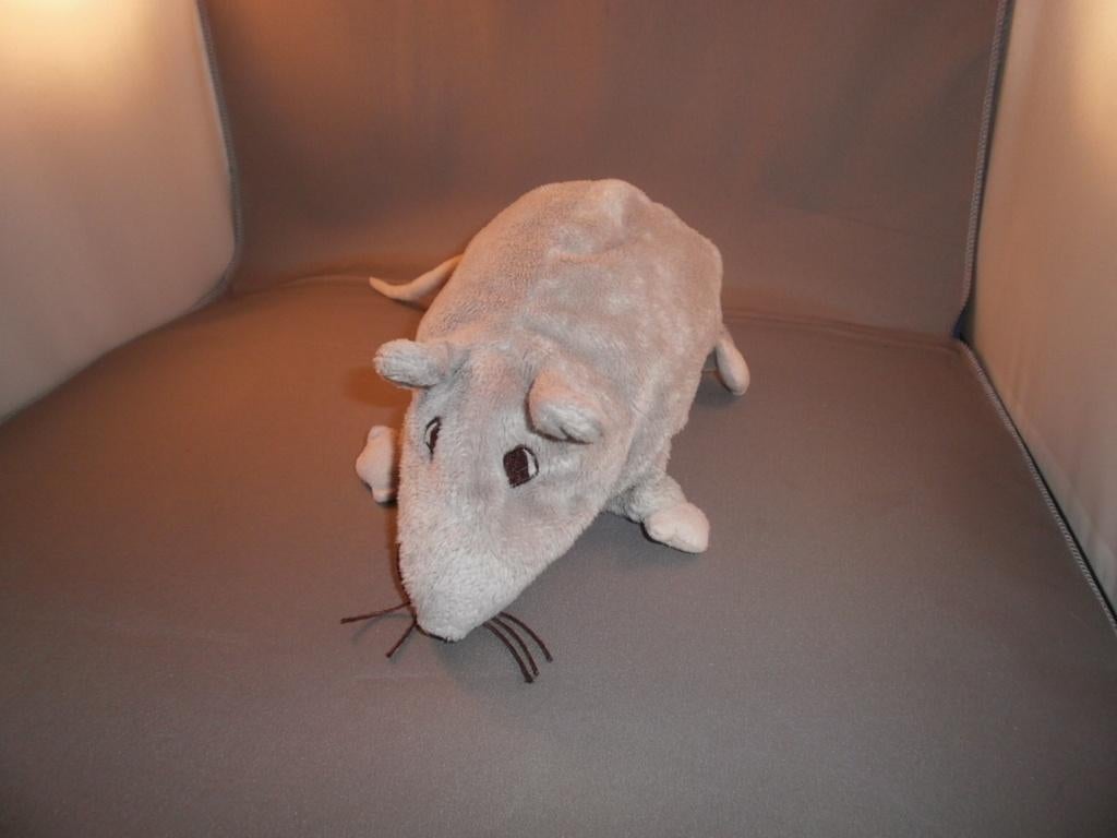 Ikea rat minnen ratta crème met huidkleurige staartje 21 cm, Ophalen of Verzenden, Zo goed als nieuw, Overige typen