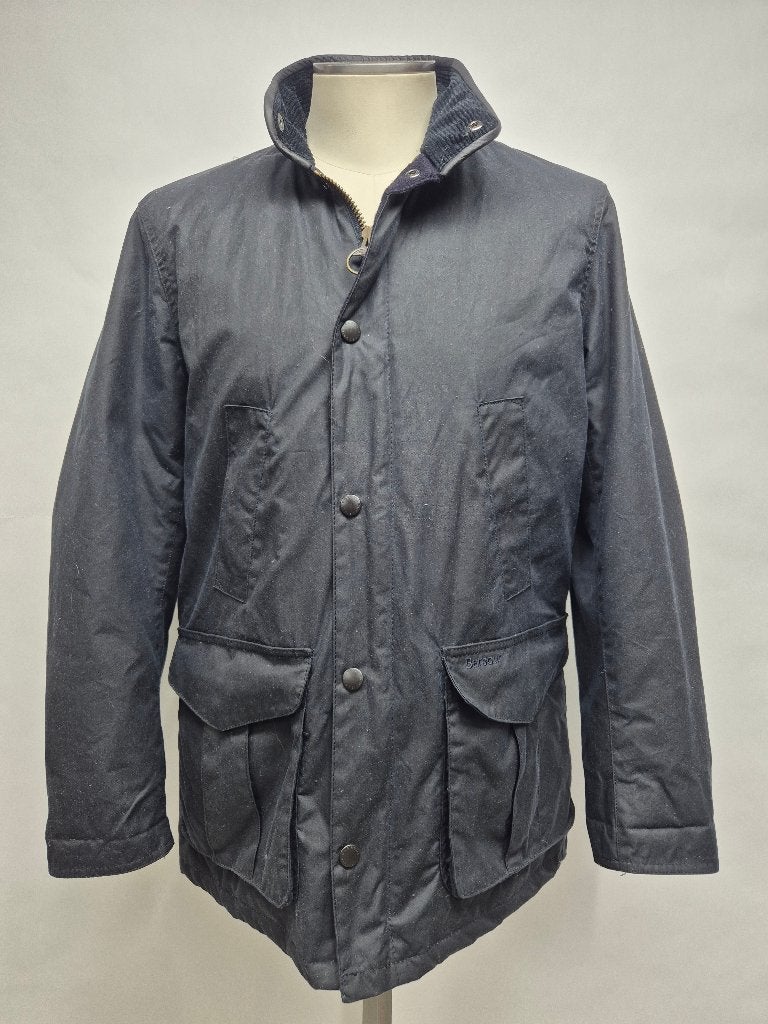 Barbour 'Hereford Wax' winter jas, Nieuw! Maat Medium, Barbour, Maat 48/50 (M), Zwart, Nieuw