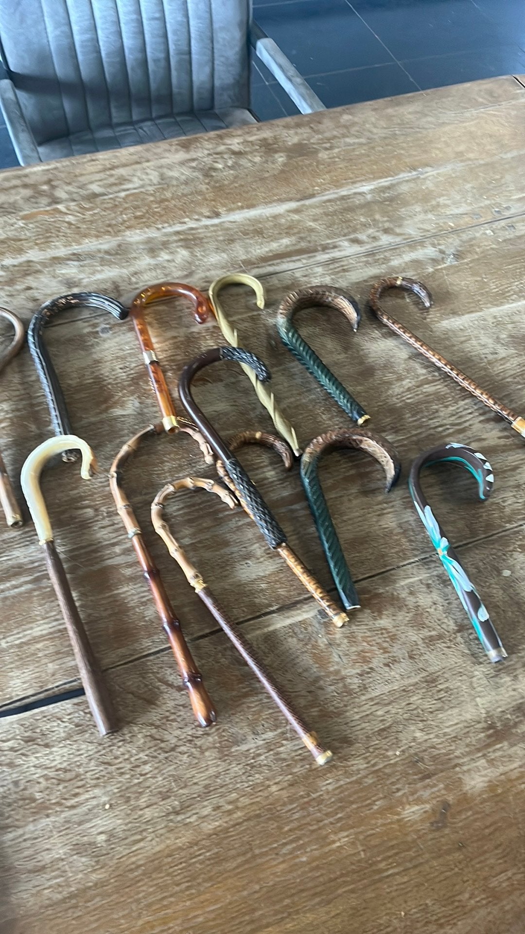 Wandelstok samples van een vertegenwoordiger, Ophalen of Verzenden, Zo goed als nieuw