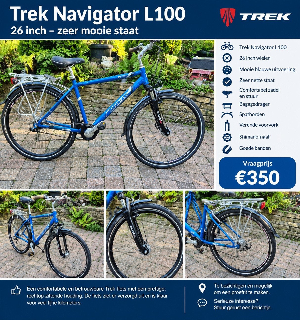 trek navigator l100, Ophalen of Verzenden, Overige merken