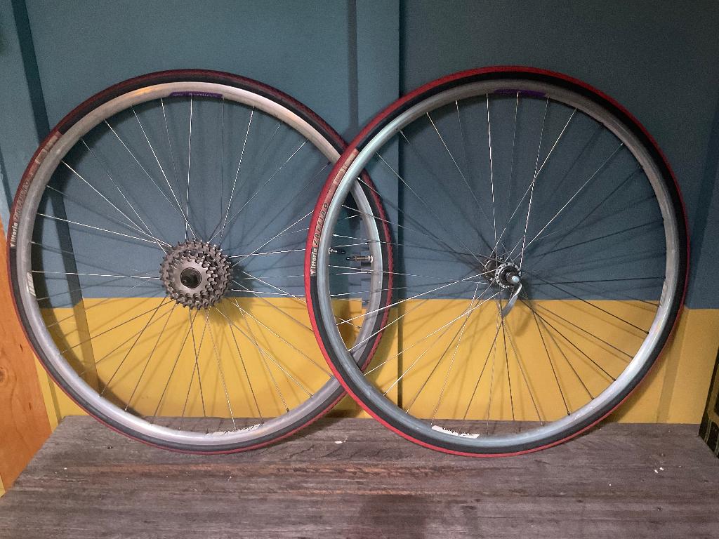 3 vintage racefiets wielsets, Fietsen en Brommers, Fietsonderdelen, Gebruikt, Aluminium, Racefiets, Ophalen