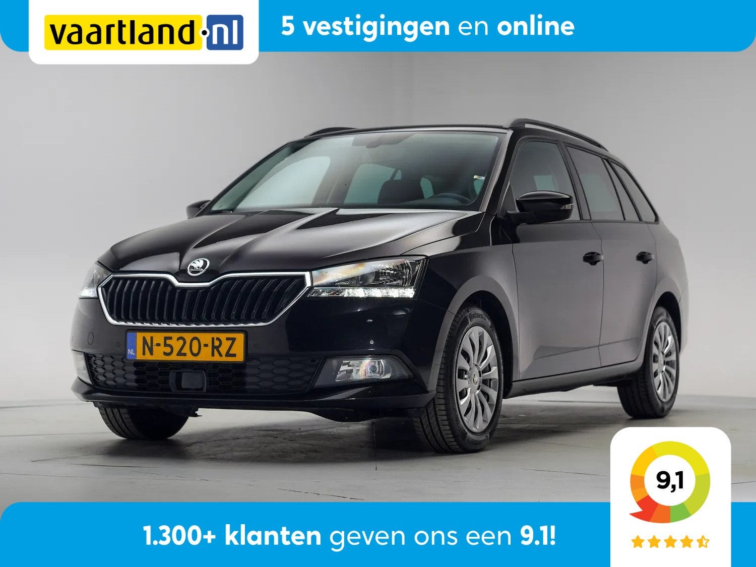 Skoda Fabia COMBI 1.0 TSI Ambition [ Navi Climate Adapt.crui, Auto's, Voorwielaandrijving, Gebruikt, 95 pk, 1036 kg