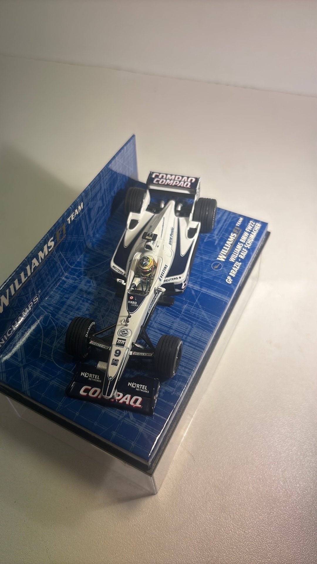 F1 williams bmw fw22 ralf Schumacher minichamps 1.43, Hobby en Vrije tijd, Auto, Ophalen of Verzenden, MiniChamps, A
