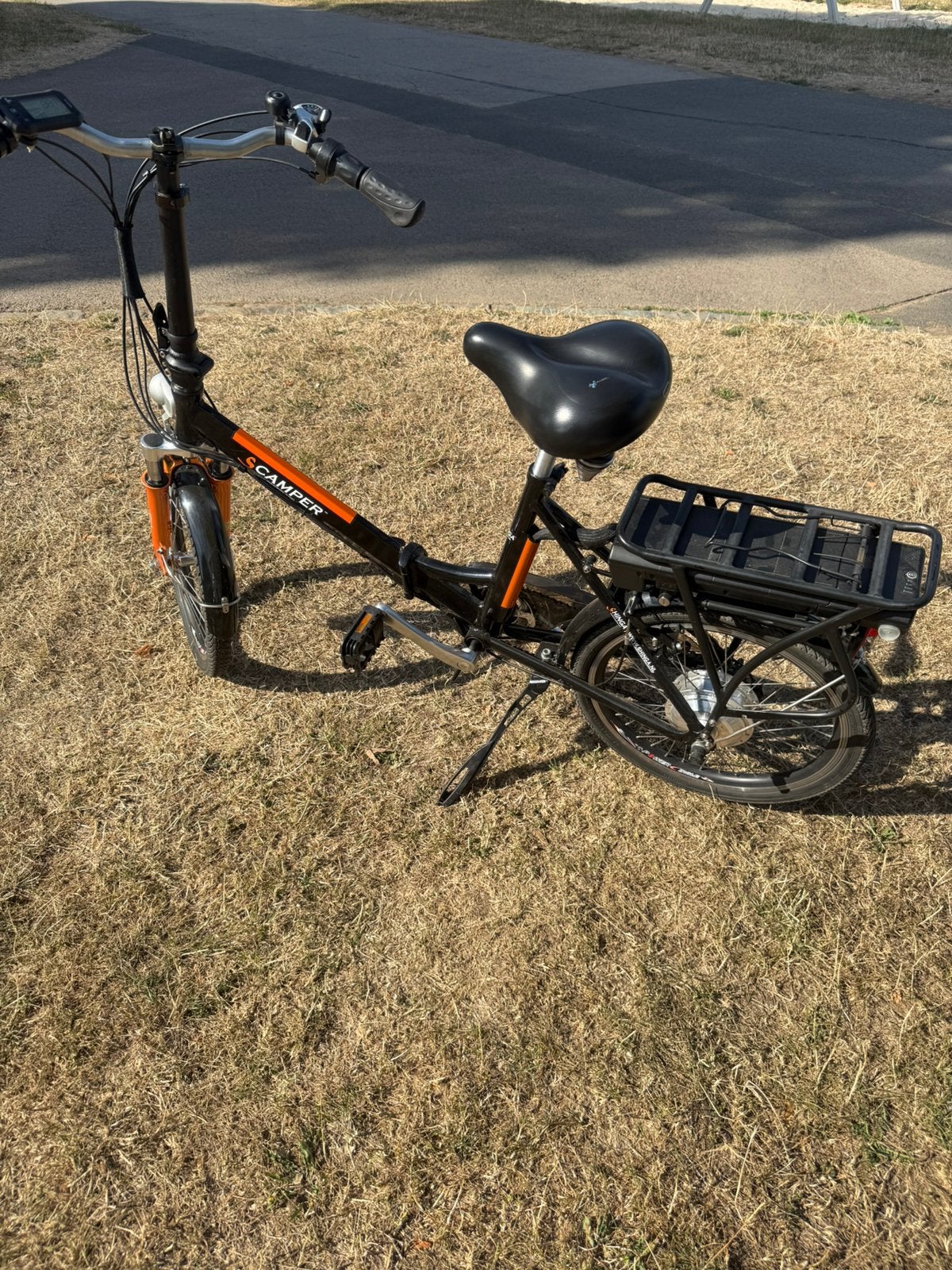 electrische vouwfiets, Fietsen en Brommers, Fietsen | Vouwfietsen, Ophalen, Zo goed als nieuw, 20 inch of meer