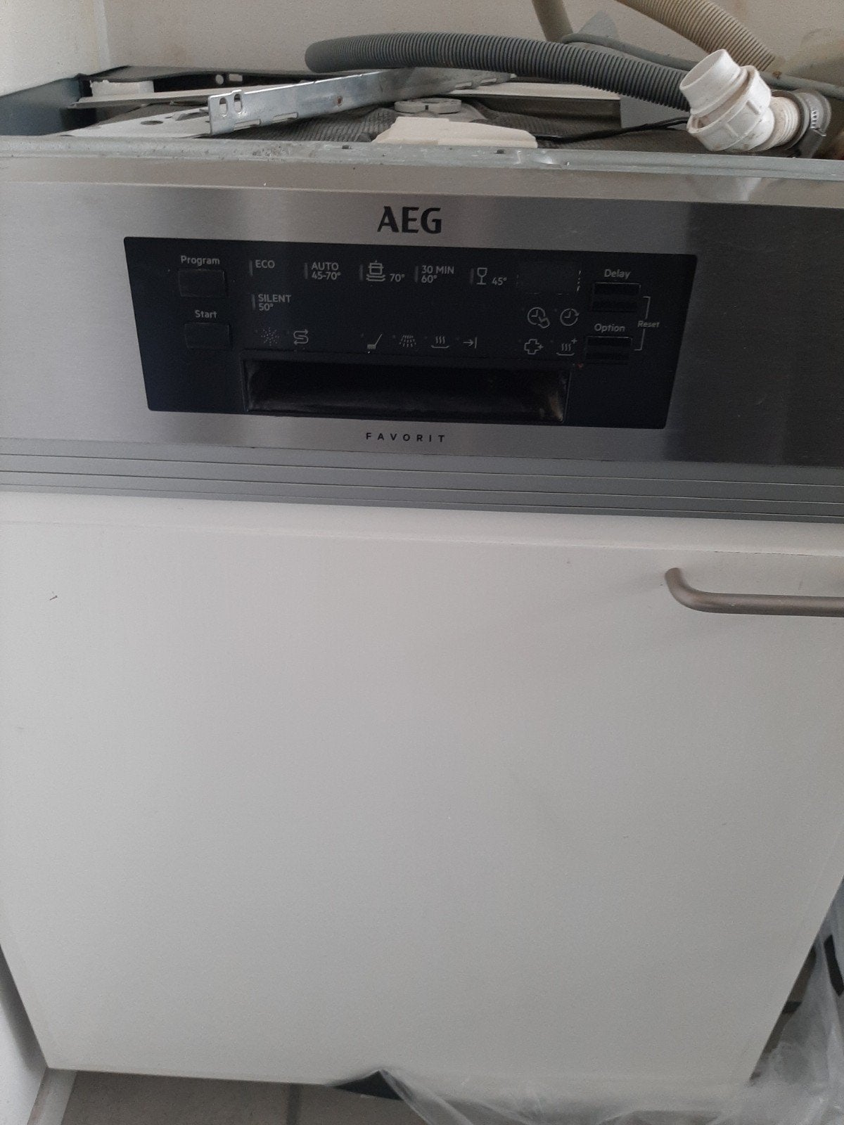 AEG Favorit Vaatwasser - Inbouw, Zo goed als nieuw, 60 cm of meer, Ophalen of Verzenden, Zo goed als nieuw, Inbouw
