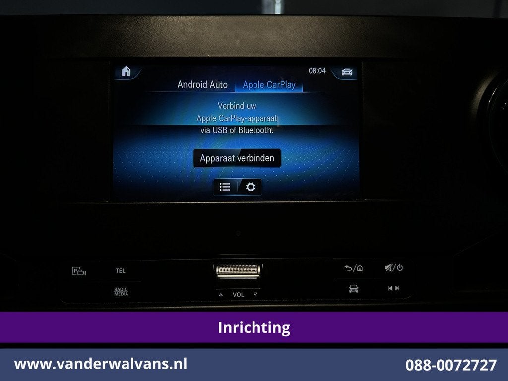 Mercedes-Benz Sprinter 316 CDI 164pk 3500kg Trekhaak L2H2 In, Multifunctioneel stuurwiel, Gebruikt, 4 cilinders, Wit