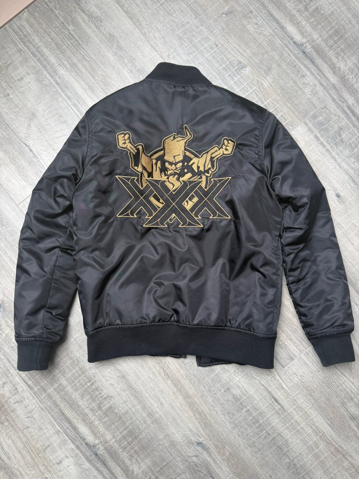 Thunderdome “30 Years of Hardcore” Bomber Jacket S, Ophalen of Verzenden, Zo goed als nieuw, Zwart