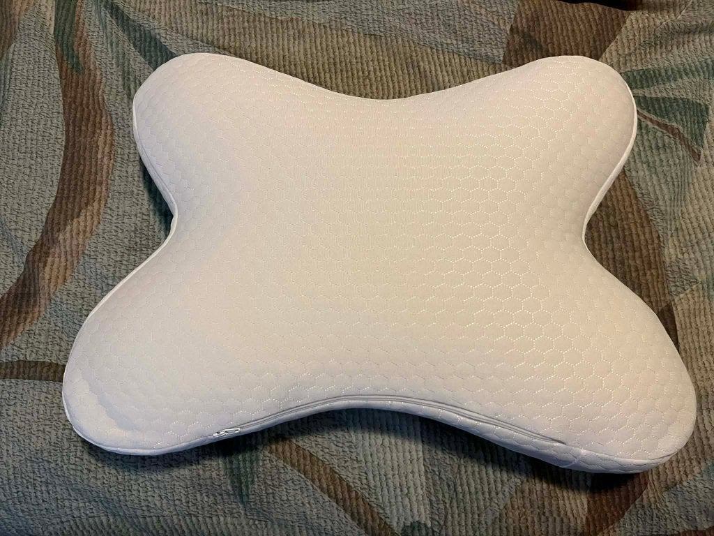 Ergonomisch kussen, Eenpersoons, Wit, Ophalen of Verzenden, Zo goed als nieuw