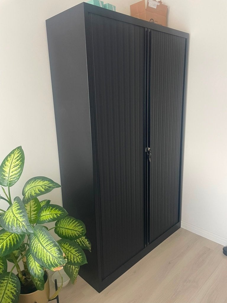 Archiefkast, Huis en Inrichting, Kasten | Roldeurkasten en Archiefkasten, Ophalen, Kunststof, Gebruikt, 100 tot 150 cm